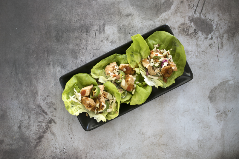 Thai Chicken Lettuce Wraps