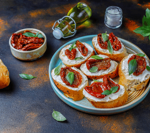 Grilled Tomato Bruschetta