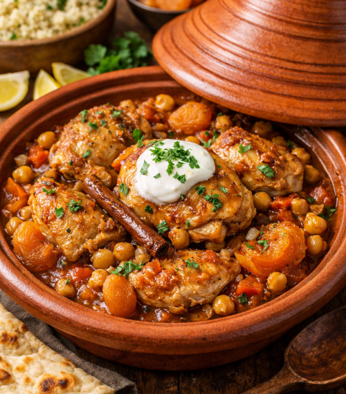 Apricot Chicken Tagine