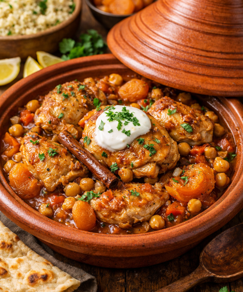 Apricot Chicken Tagine