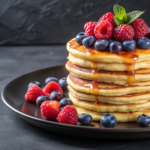 Ricotta Pancakes with Berries