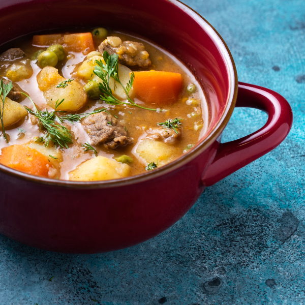 Hearty Vegetable Soup with Beef