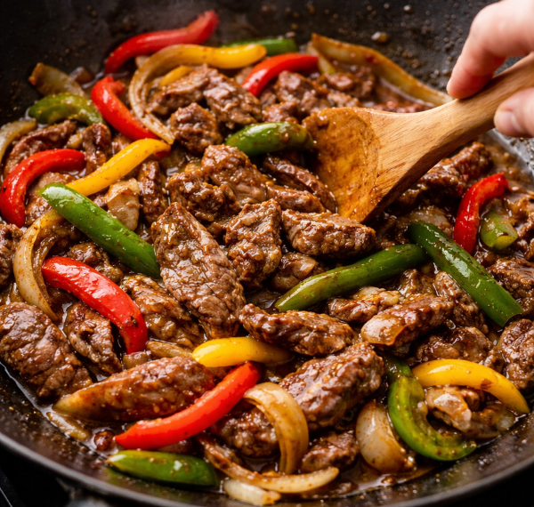 How to Make Pepper Steak While Cooking in a Wok
